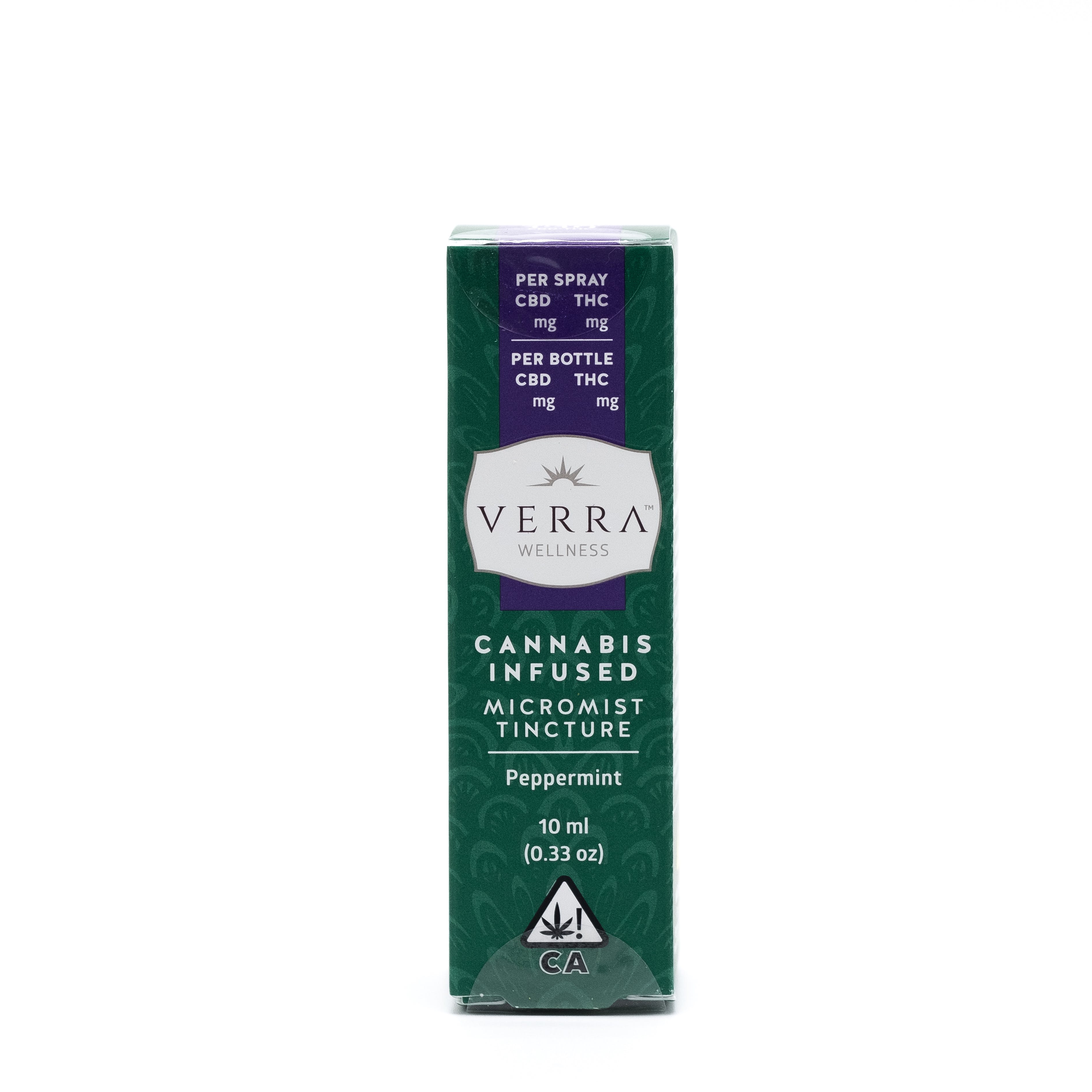 Peppermint 1:10 CBD:THC Refresh Micromist - Verra Wellness