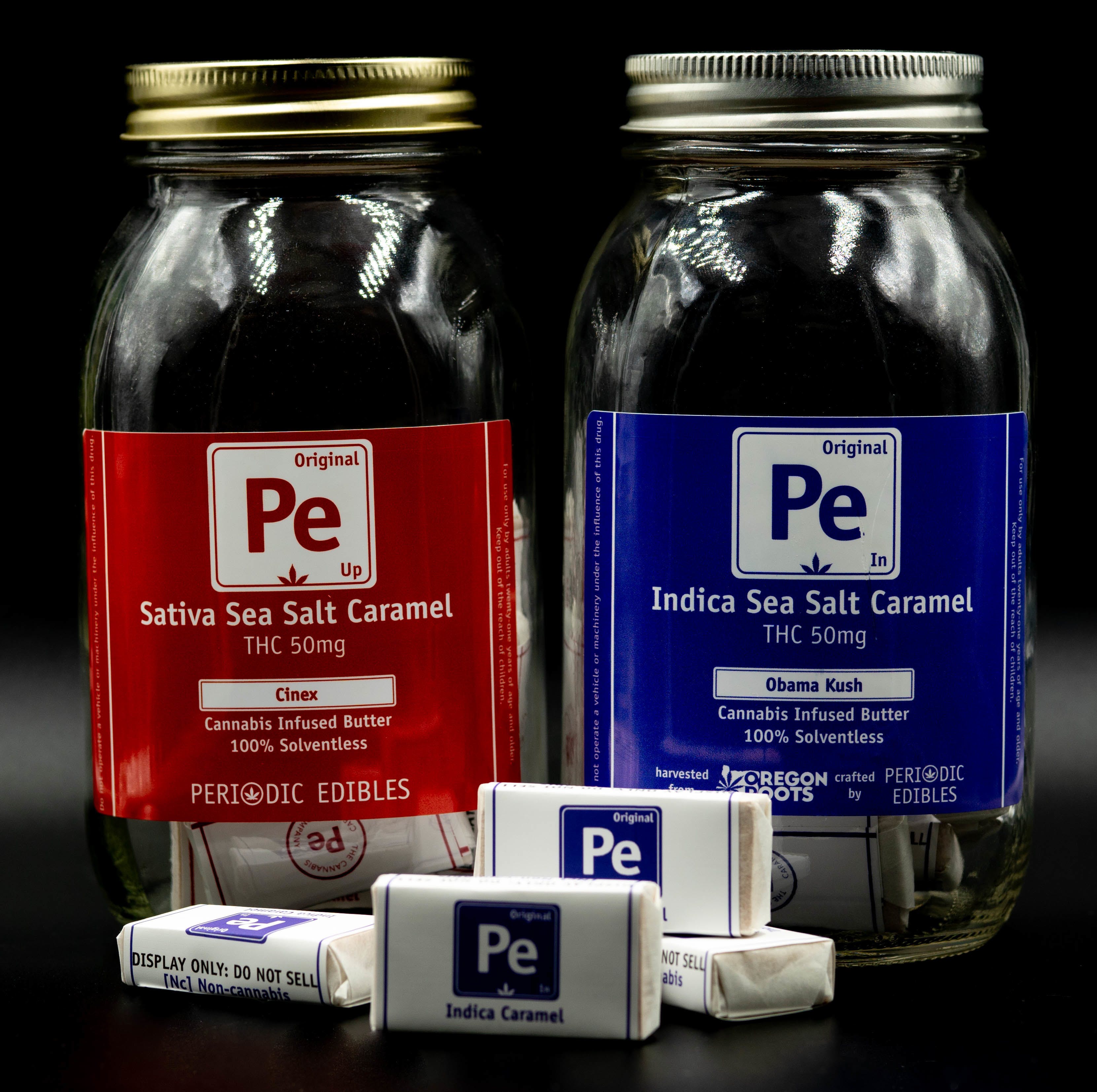 Periodic Edibles | (MEDICAL) Assorted Strain THC/CBD Sea Salt Caramels