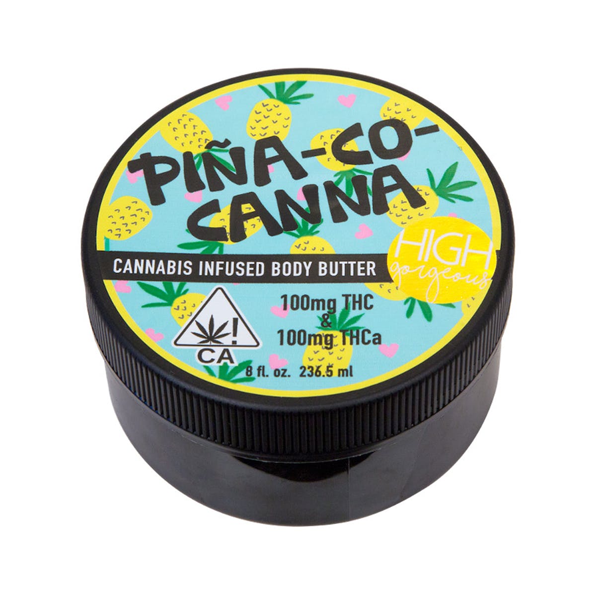 Pina-co-canna Body Butter, 200mg THC