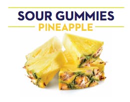 Pineapple Hybrid Sour Gummies - WANA