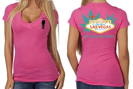 Pink Womens Legalized Apothecary TShirt