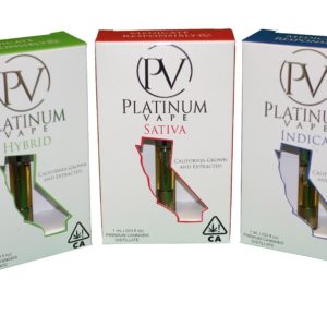Platinum Vape Cartridges 3 for $109