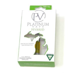 Platinum Vape Hybrid Distillate Cartridge