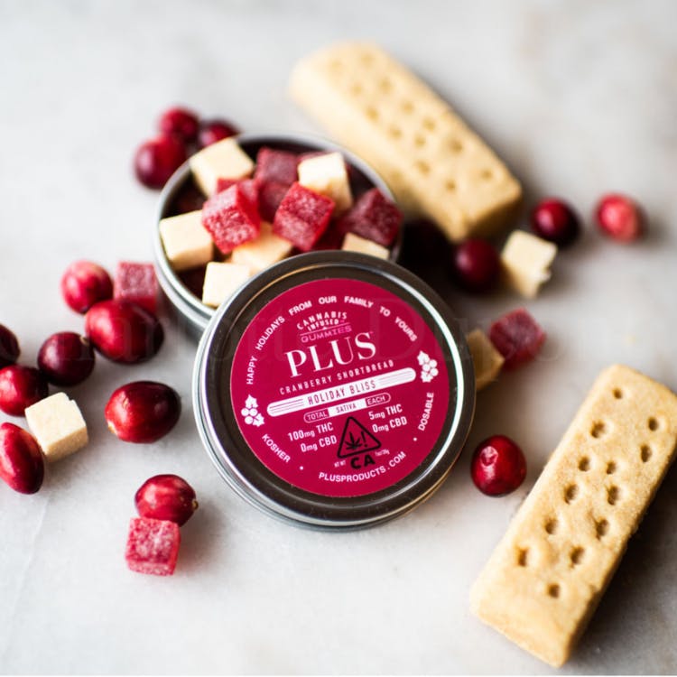 PLUS Gummies - *Limited Edition* Cranberry Shortbread "Holiday Bliss"