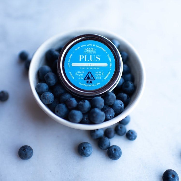 PLUS Gummies - Sour Blueberry "Create"