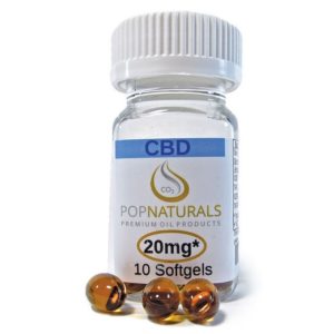 Pop Naturals Soft Gel Capsules - CBD