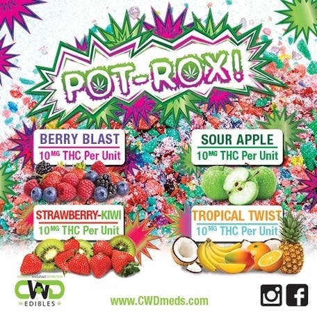 Pot-Rox | Strawberry Kiwi | 10mg