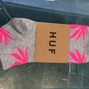 Pot Socks Grey and Pink