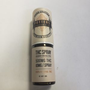 POTTERS 500MG/10MG THC MOUTH SPRAY