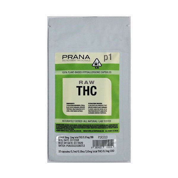 Prana P1 THC Capsules