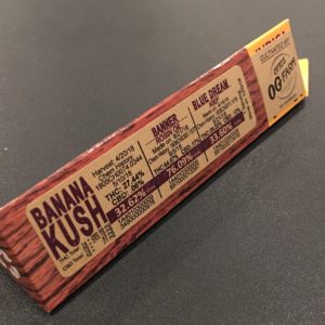 Pre Rolls - Banana Kush 1g Dip stick Karma Originals