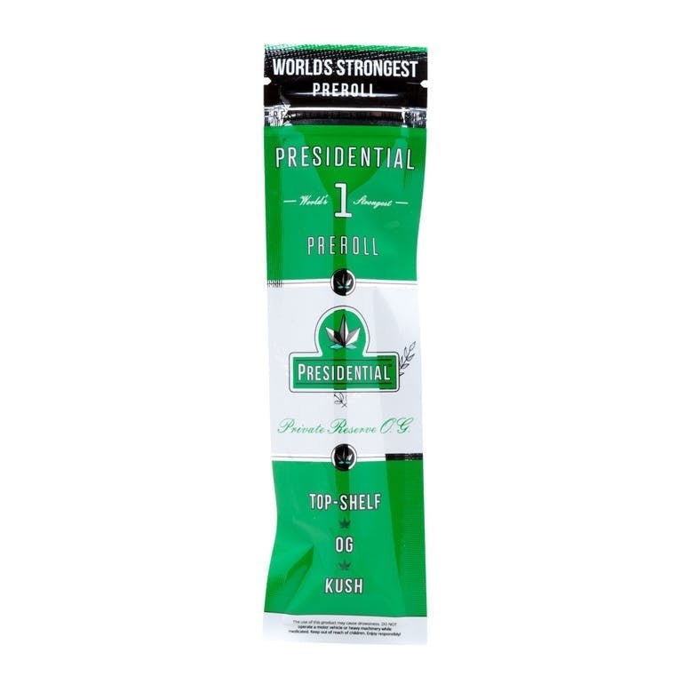 Presidential - Private Reserve Pre-Roll (2 for $35)