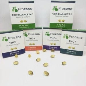 Procana 16mg CBD/THC 2:1 2 pack