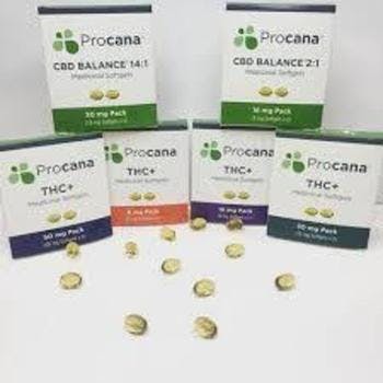 Procana 20 mg CBD/THC 20:1 (2-pack)