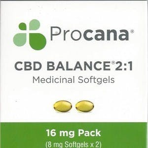 Procana CBD Balance 2:1 16mg (2 count)
