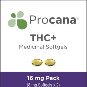 Procana Medicinal Softgels THC+ 16 mg Pack