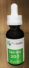 ProCana Tincture 20:1 CBD:THC 300mg 30ml