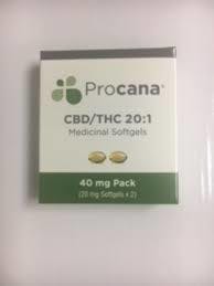 Procanna CBD/THC 20:1, 40mg pack