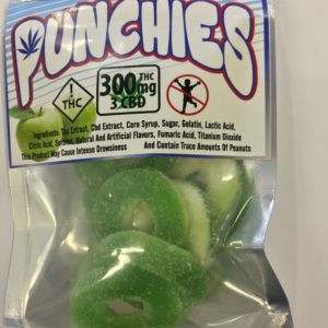 Punchies - Apple Rings 300MG
