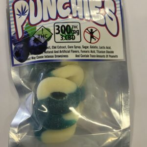 Punchies - Blueberry Rings 300MG