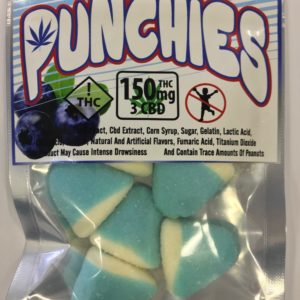 Punchies - Blueberry Triangles 150MG