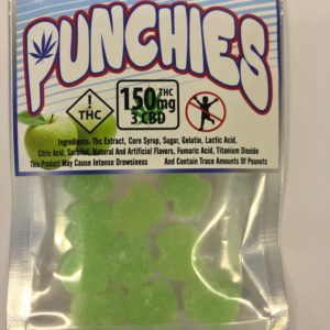 Punchies - Green Apple Bites 150MG
