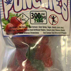 Punchies - Strawberry Gummies 300MG