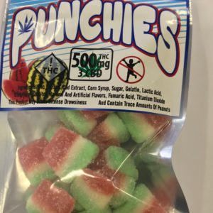 Punchies - Watermelon Bites 500MG