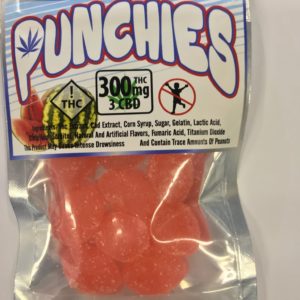 Punchies - Watermelon Hard Candies 300MG