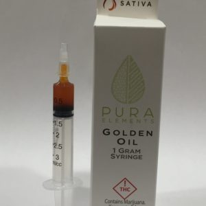 Pura Elements Golden Oil-Sativa- Syringe