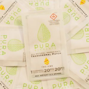 Pura Elements Transdermal Patches - 1:1 CBD/THC 20/20 mg
