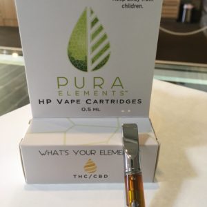 Pura Elements - Vape Cartridge 1:1 .5 ML