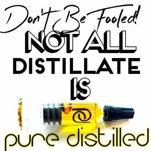 Pure Distilled Activated Distillate Hash Syringe