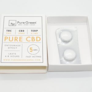 Pure Green CBD pills 12pk