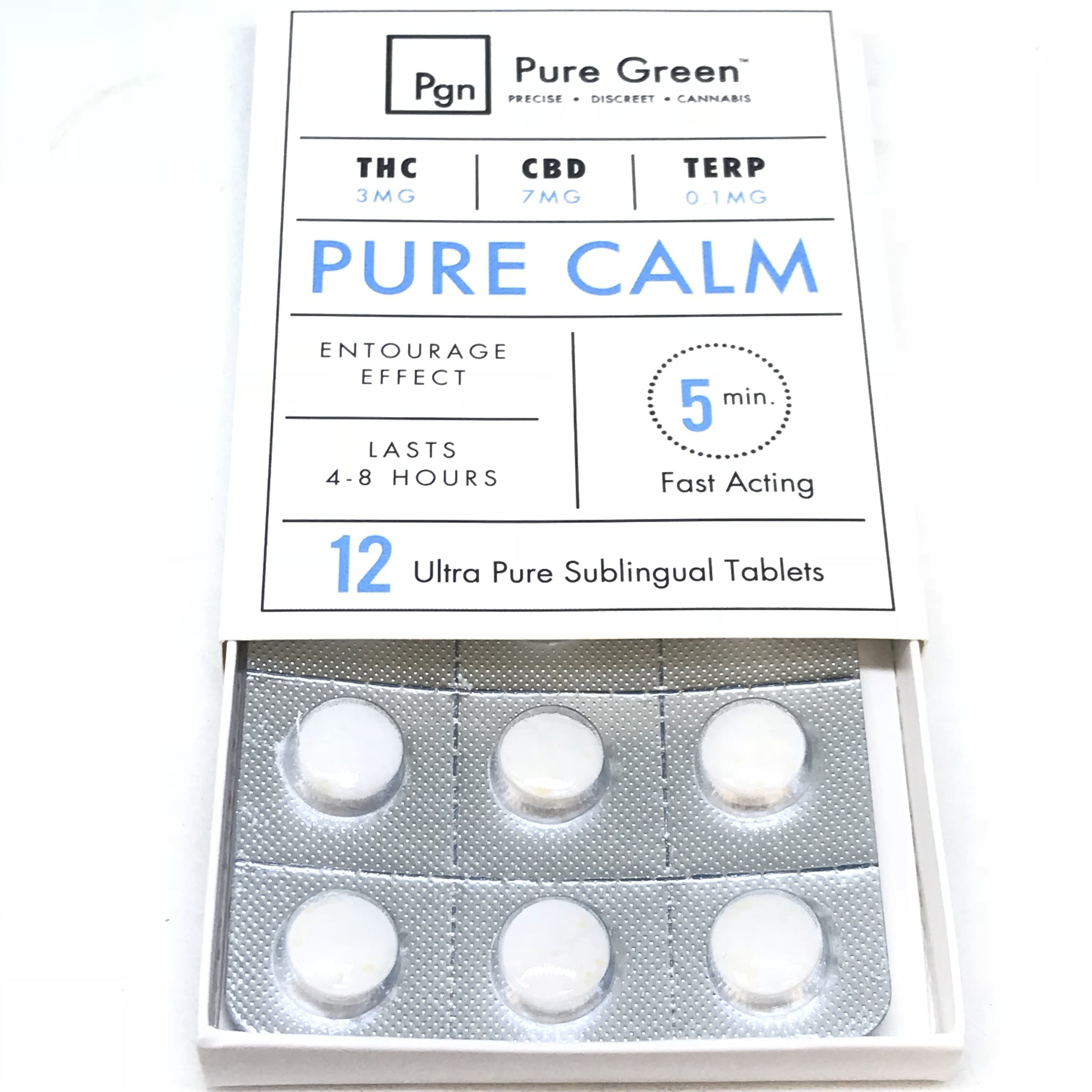 Pure Green (Pure Calm) 12 Sublingual Tablet