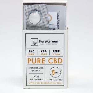 Pure Green Tablets- Pure CBD 2ct.