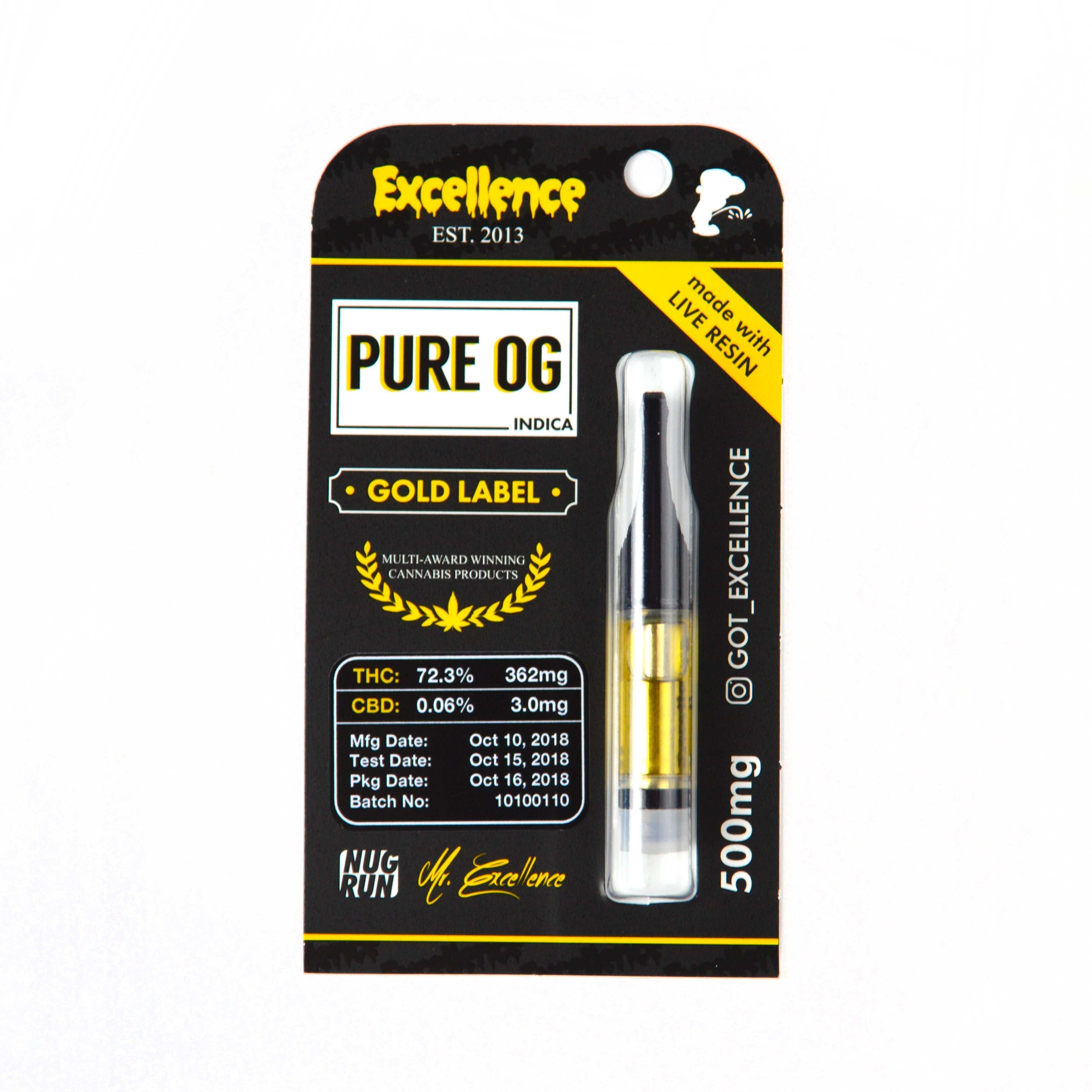 Pure OG - Gold Label Cartridge