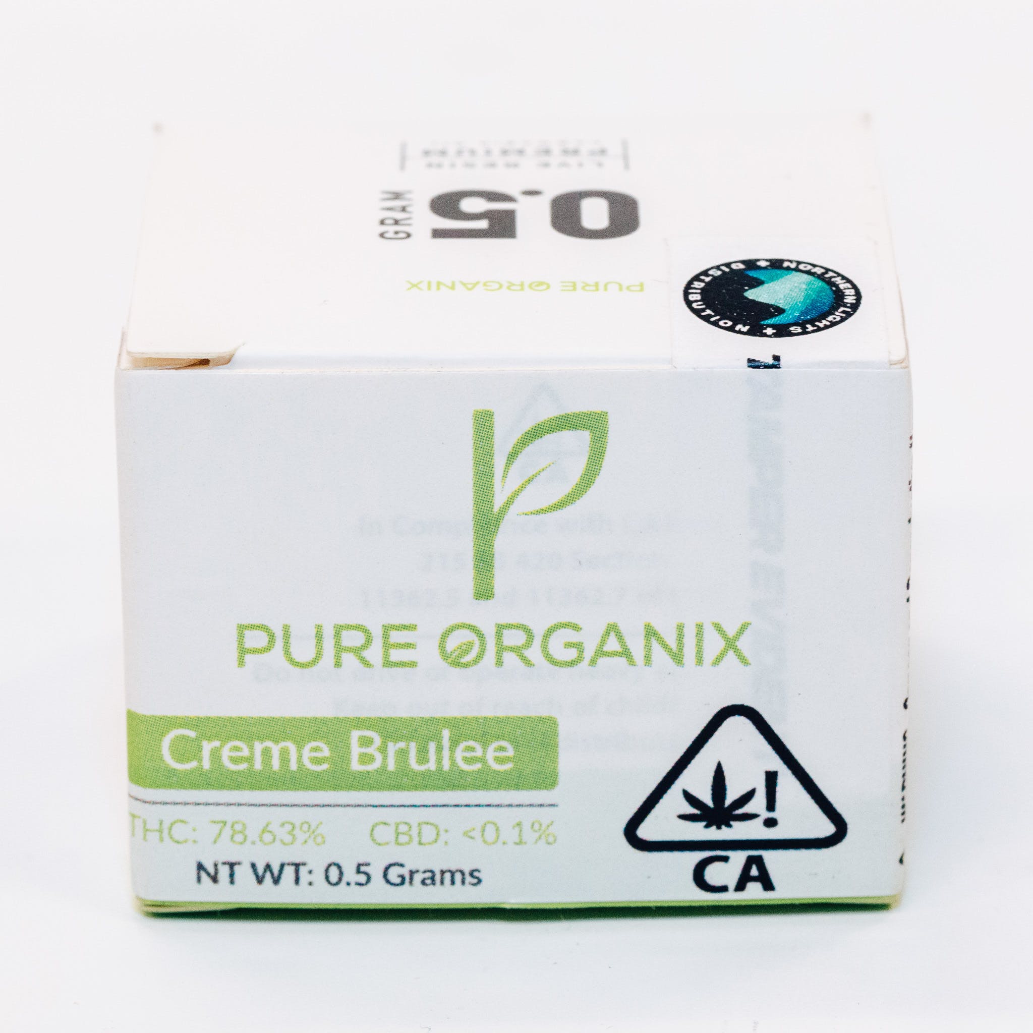 PURE ORGANIX Creme Brulee .5g Live Resin