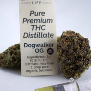 Pure Premium THC Distillate Clear - Dogwalker OG (indica)