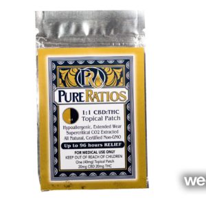 Pure Ratios 1-1 CBD/THC Patch