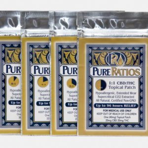 Pure Ratios - THC/CBD 1:1 Patch
