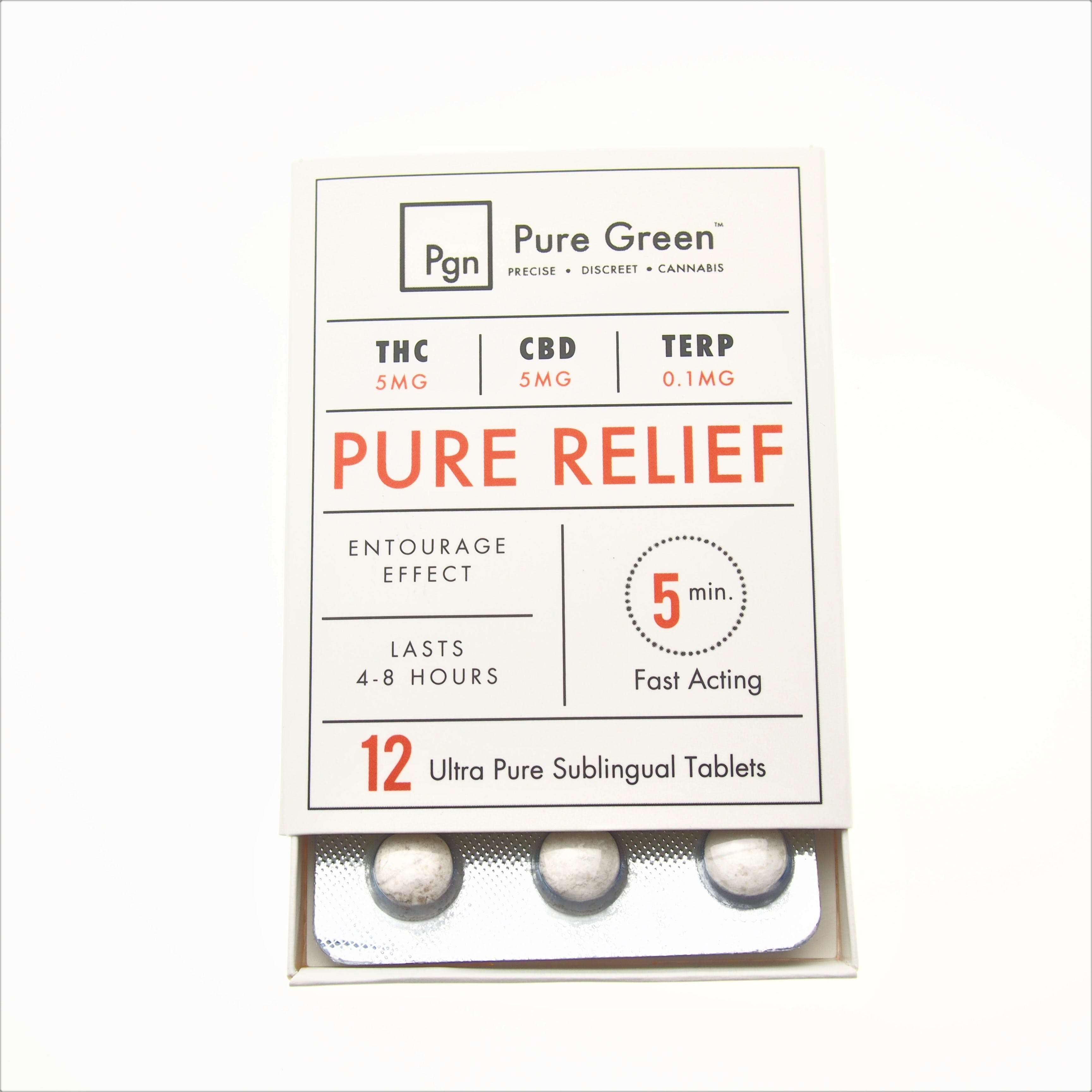 Pure Relief 12 pack- Pure Green