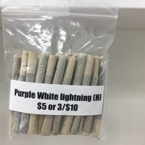 Purple White Lightening