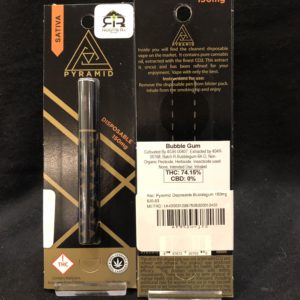 Pyramid Disposable Vape Pen 150mg - Sativa
