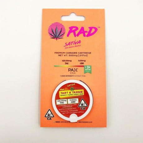 RAD Tart & Tangie Pax Pod 0.5g
