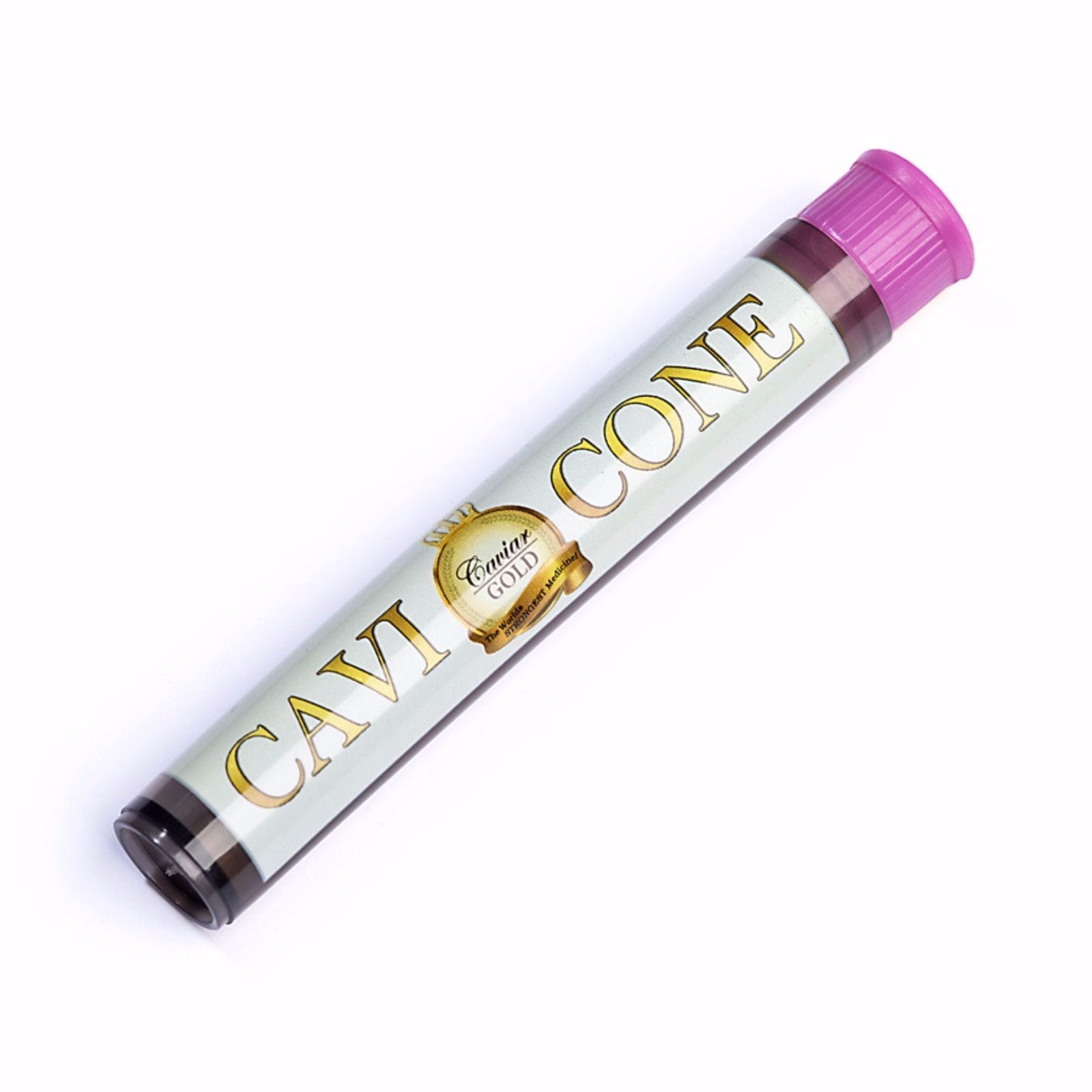Raspberry Cavi Cone - Caviar Gold