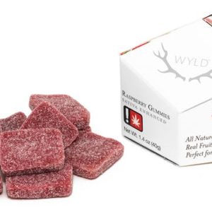 Raspberry Sativa Enhanced Gummies 100mg | WYLD