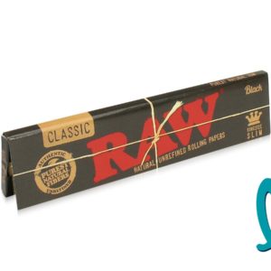 RAW - BLACK CLASSIC 1 1/4' PAPERS