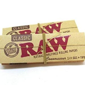 RAW CLASSIC NATURAL UNREFINED ROLLING PAPERS