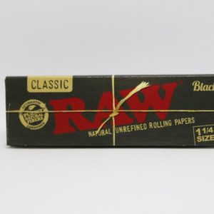Raw Classic Papers Black 1 1/4" - 50 Leaves